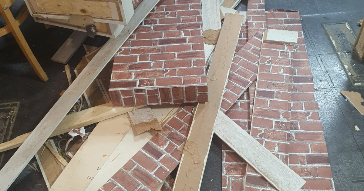 벽돌무늬 합판 및 목재 DIY 자재 | 가구/인테리어 | 당근 중고거래
