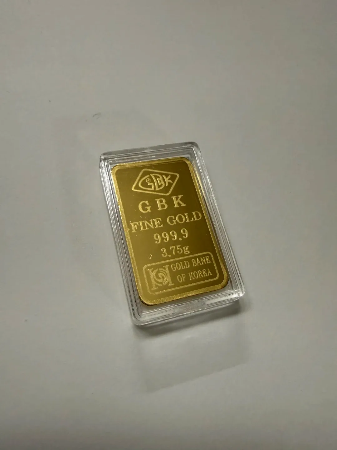 GBK GBK 순금 골드바 3.75g (한돈)