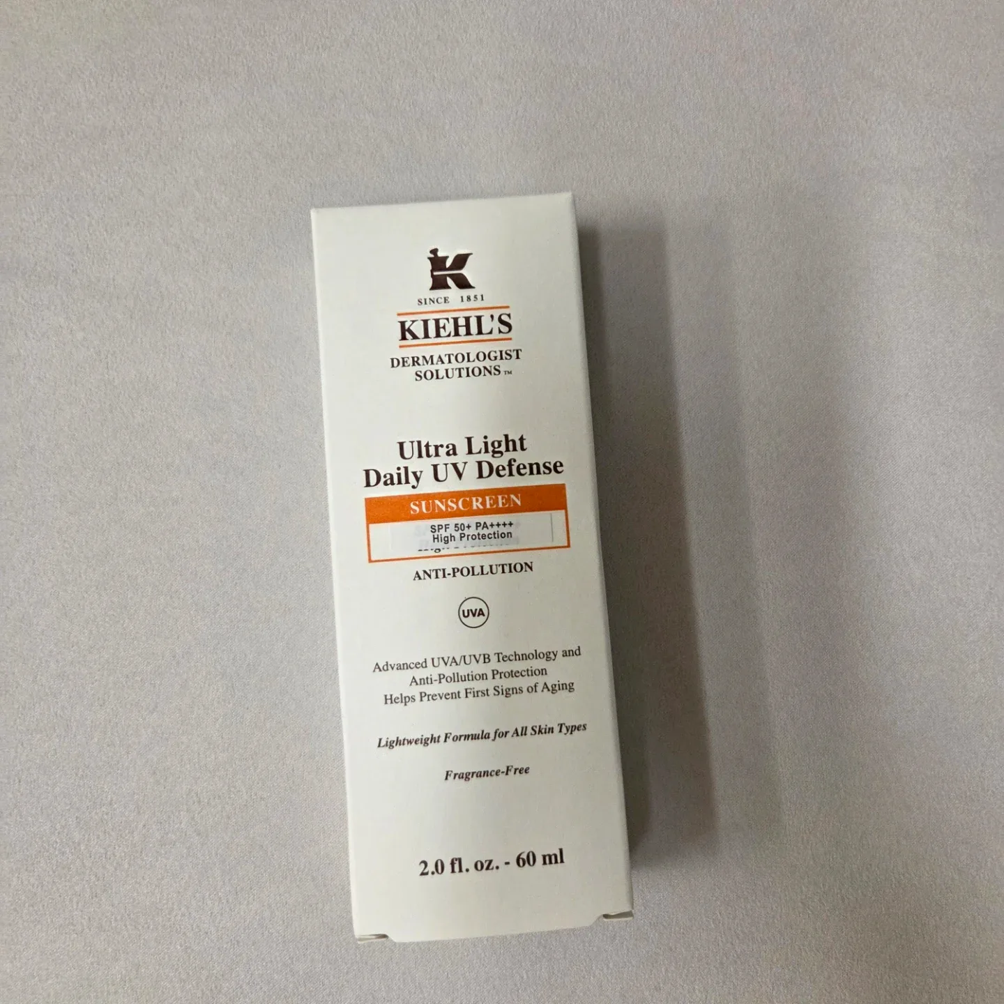 키엘 울트라 라이트 데일리 유브이 디펜스 썬스크린 60ml