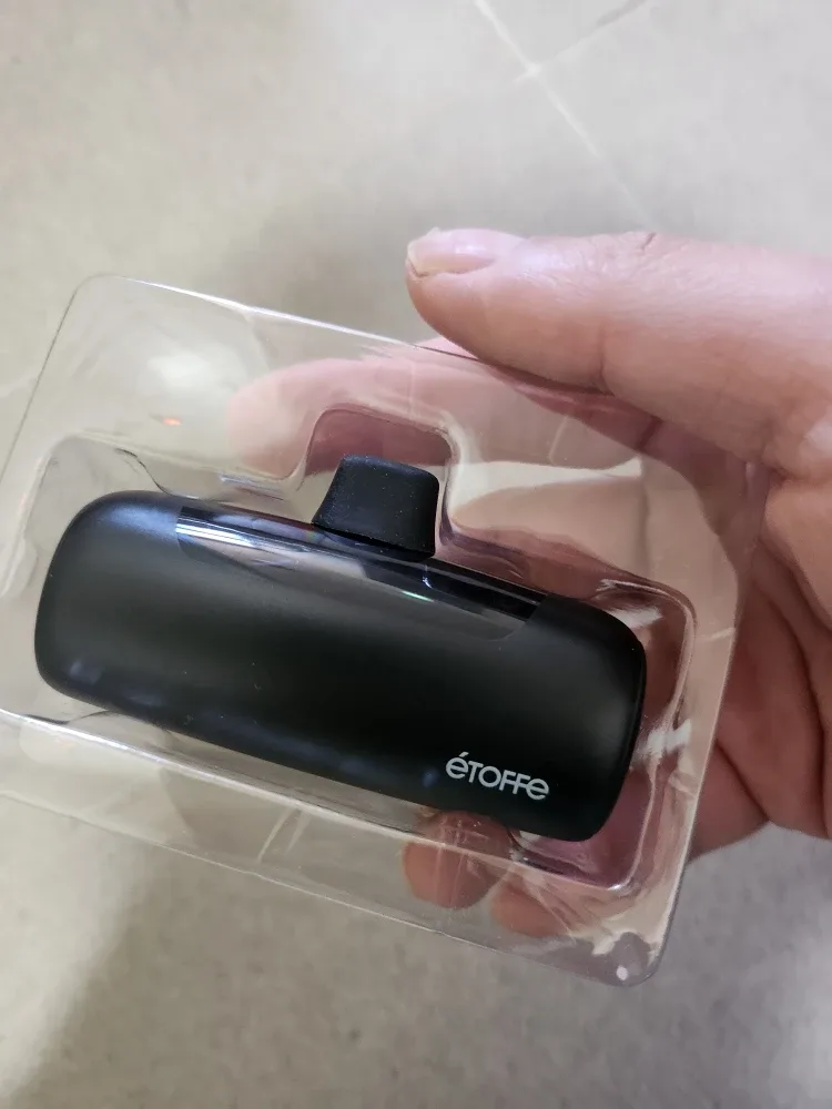 아이폰용 미니 보조배터리 8핀 5000mAh+2M 고속충전 usb to 8핀케이블×2 새상품