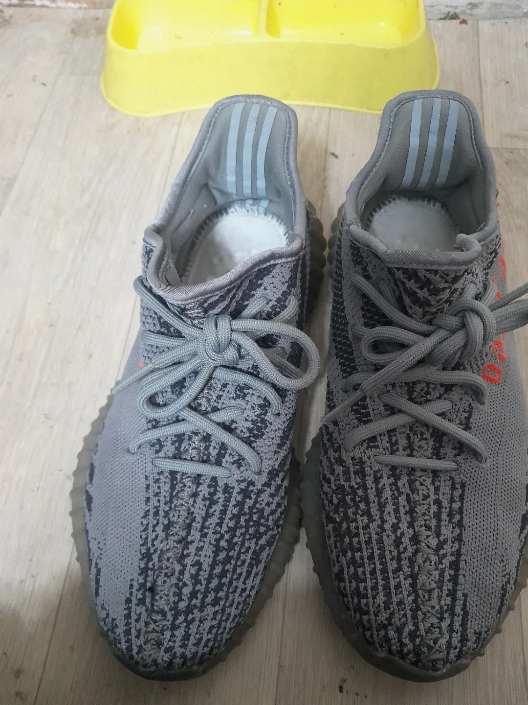 아디다스 이지부스트 350 V2 그레이  실사이즈 255~260