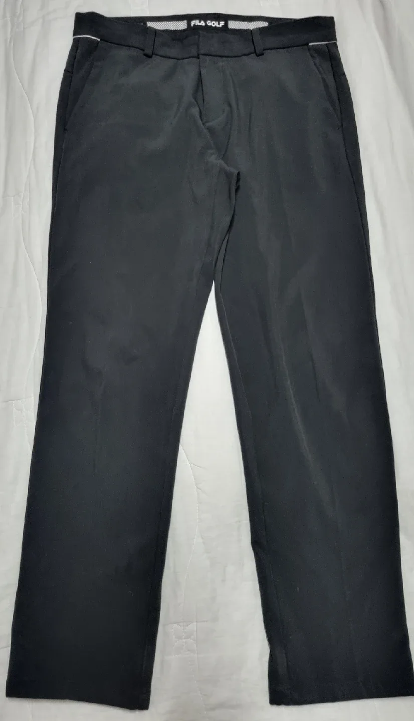 FILA GOLF 남성 블랙 바지