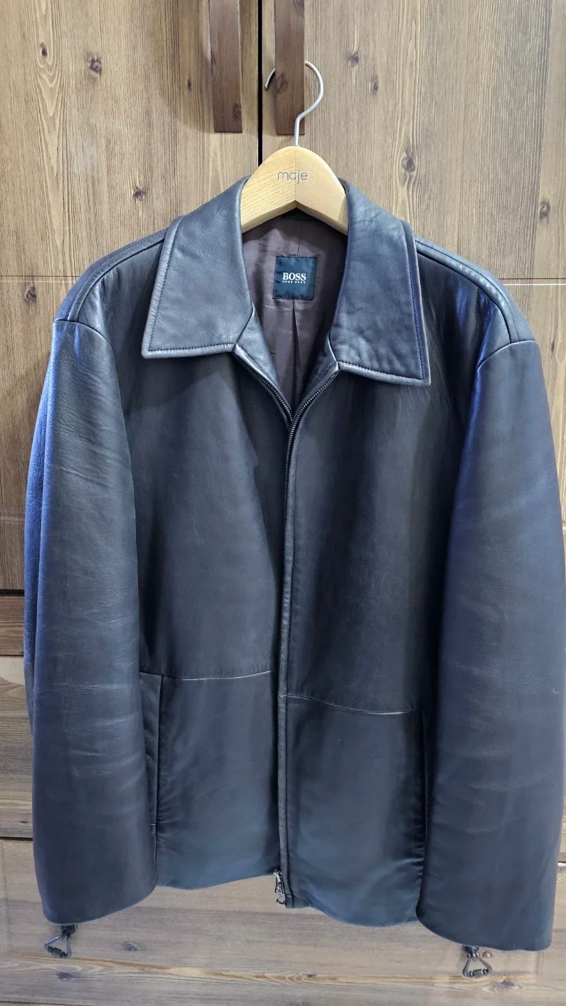 BOSS 양가죽 자켓