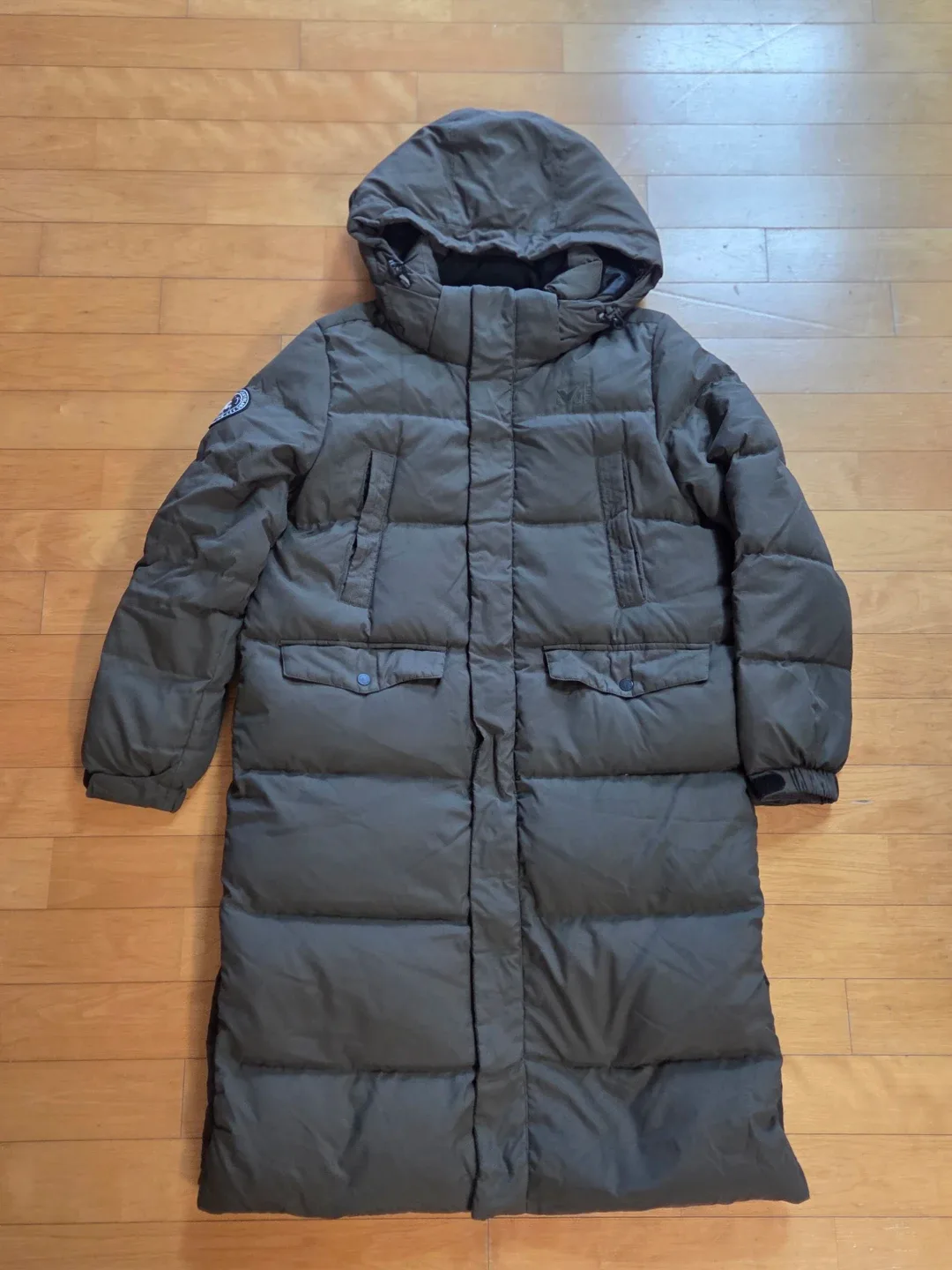 밀레 롱패딩 카키ㅡ 공용 95