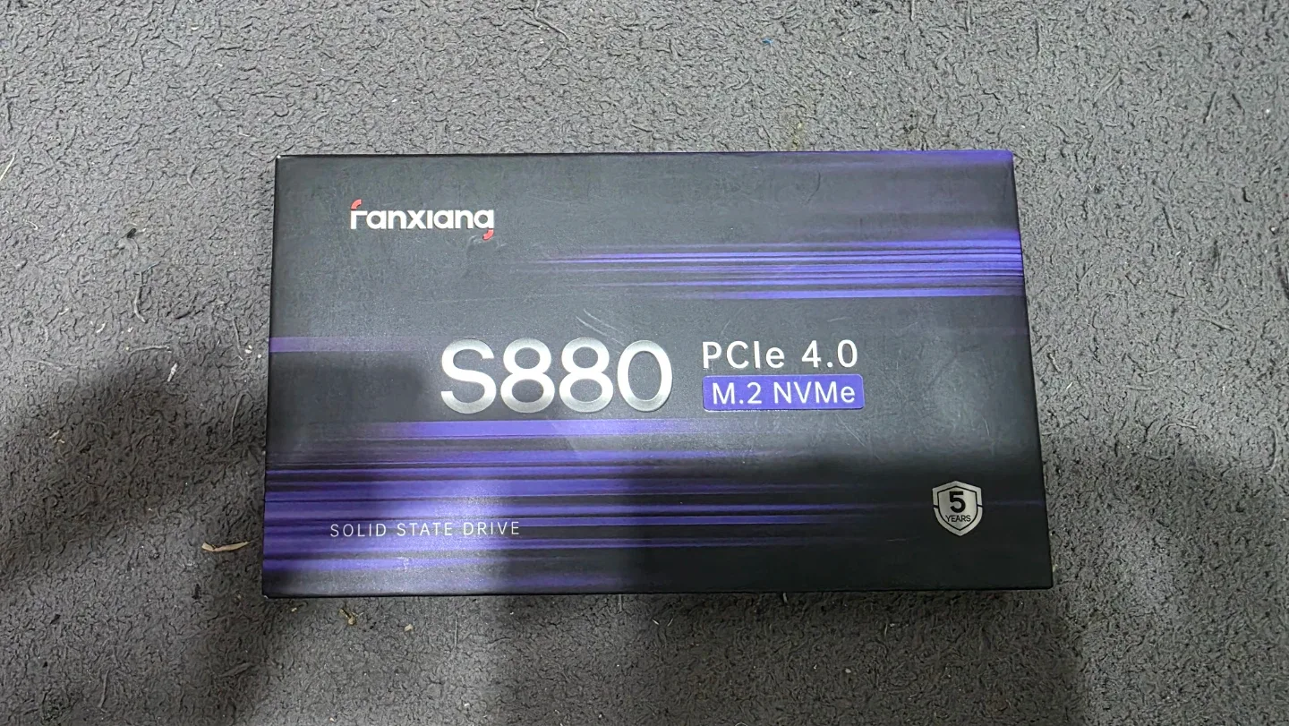 Fanxiang S880 NVMe SSD PCE-4.0  미개봉 새제품