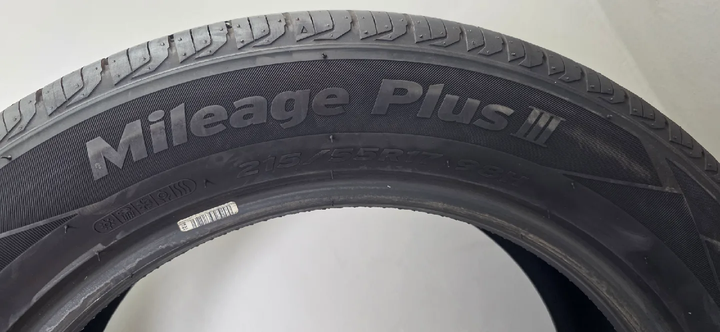 한국타이어. Mileage Plus III. 215 55 17. 타이어. 중고