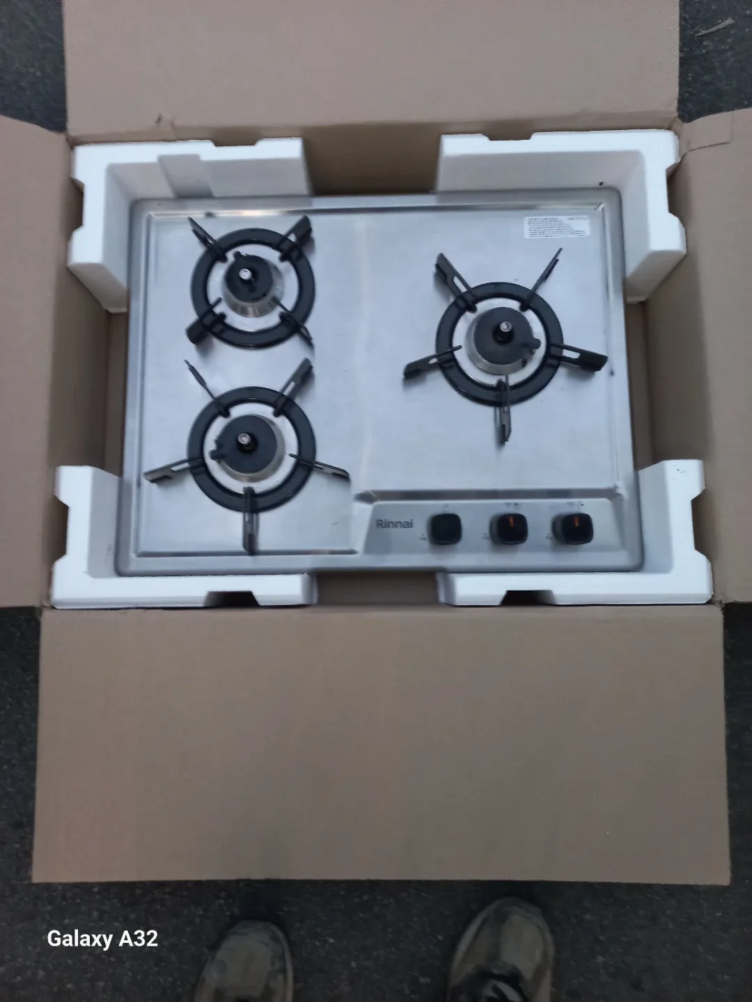 중고 린나이 3구린나이매입형 lpg 가스레인지 사용감 있습니다