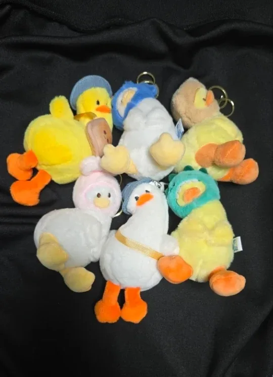 갸우뚱 오리 인형 동물 키링 6set🦆