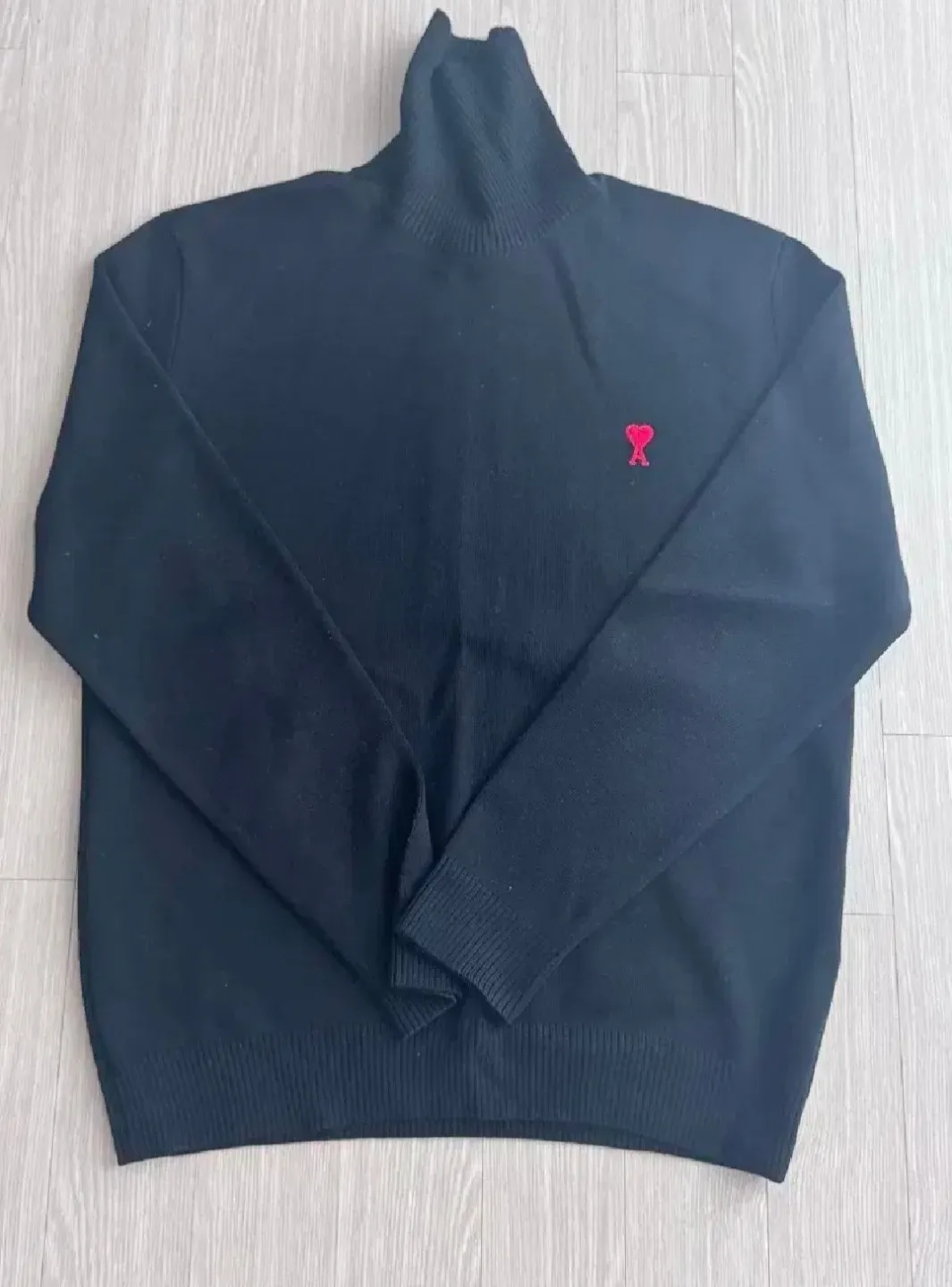 아미 AMI 스몰 로고 터틀넥 니트 시리즈 XL