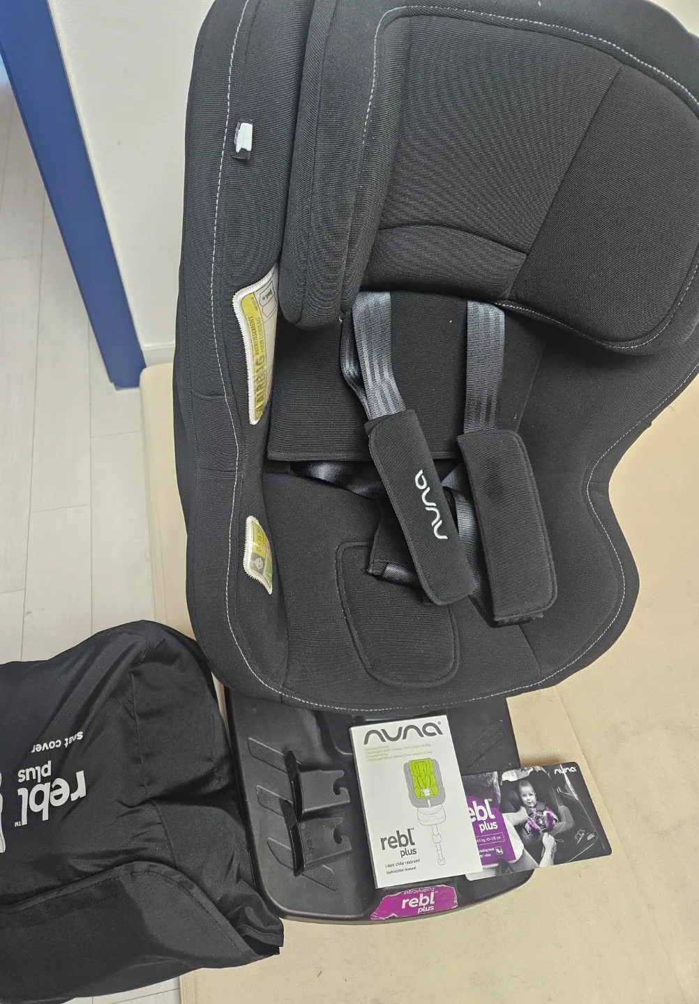 뉴나 카시트(회전용) 블랙(중고)