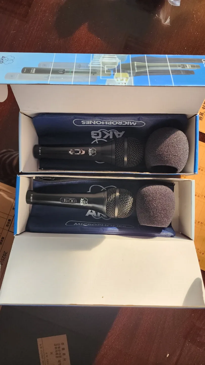 AKG 마이크 2개 중고 테스트 가능