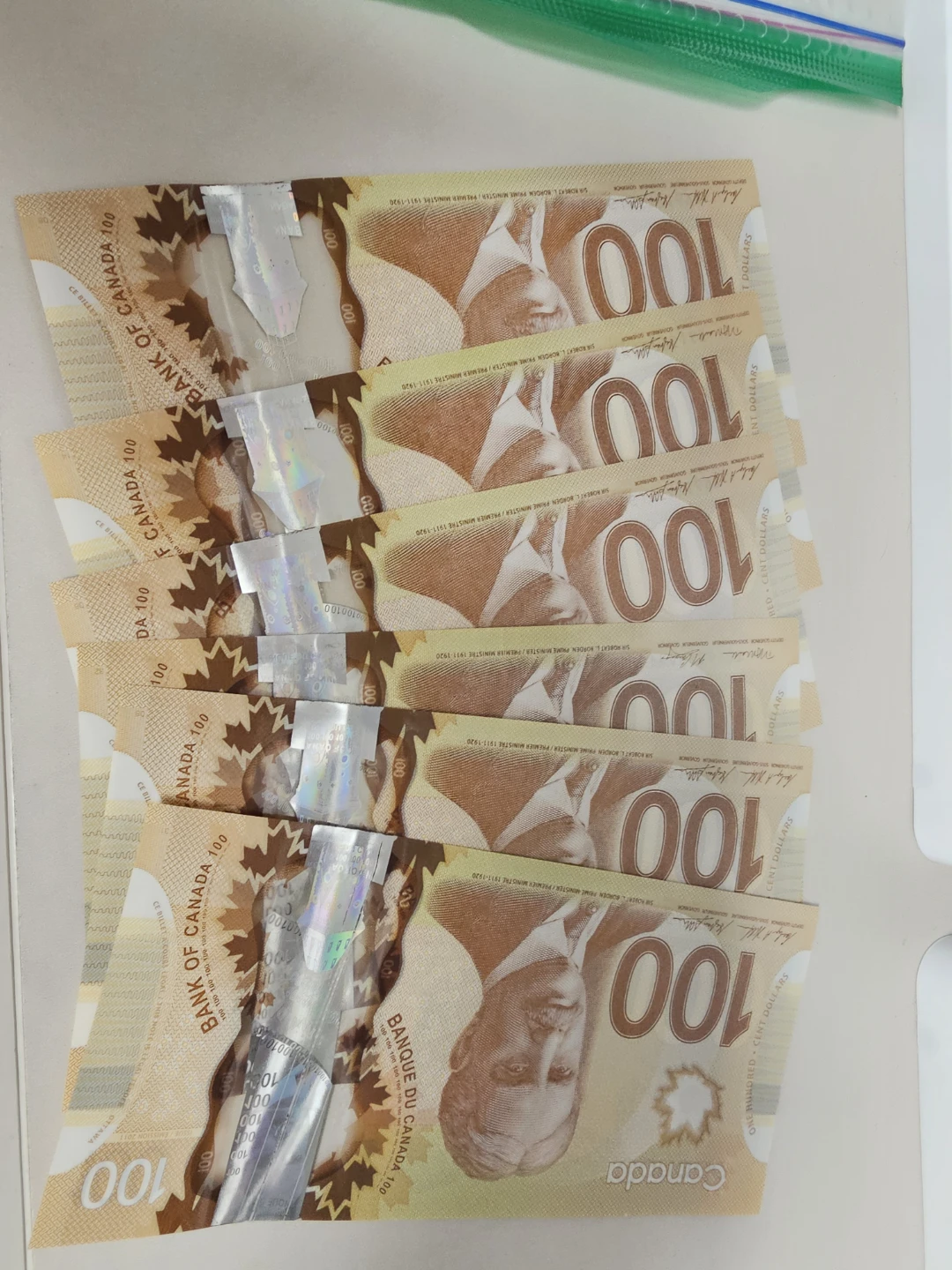 캐나다 달러 600 달러 일괄