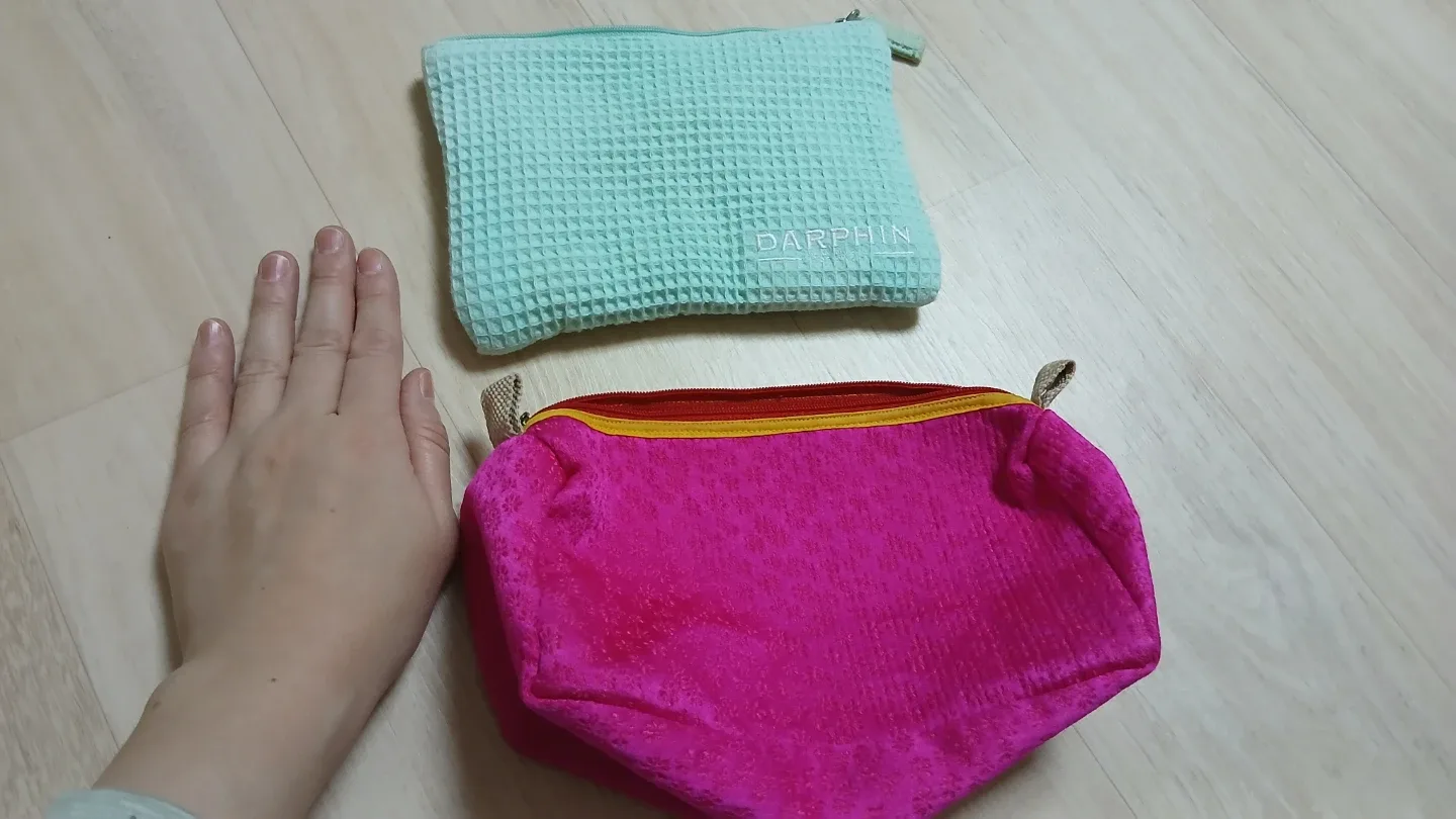 화장품 여성 귀중품 파우치 가방 주머니 일괄