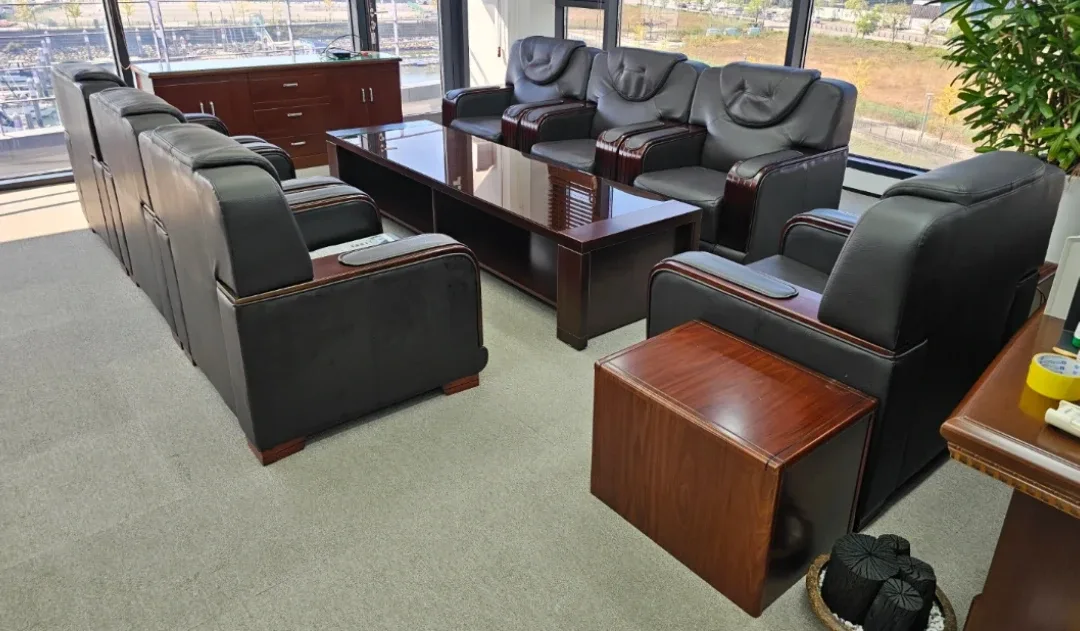 중역 가구 소파 테이블 세트  7인용가격입니다 중고