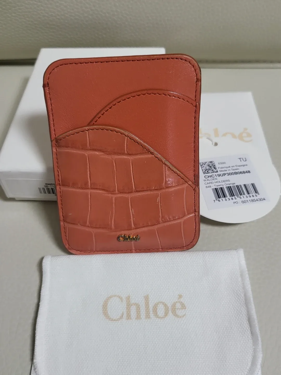끌로에 카드지갑 정품
