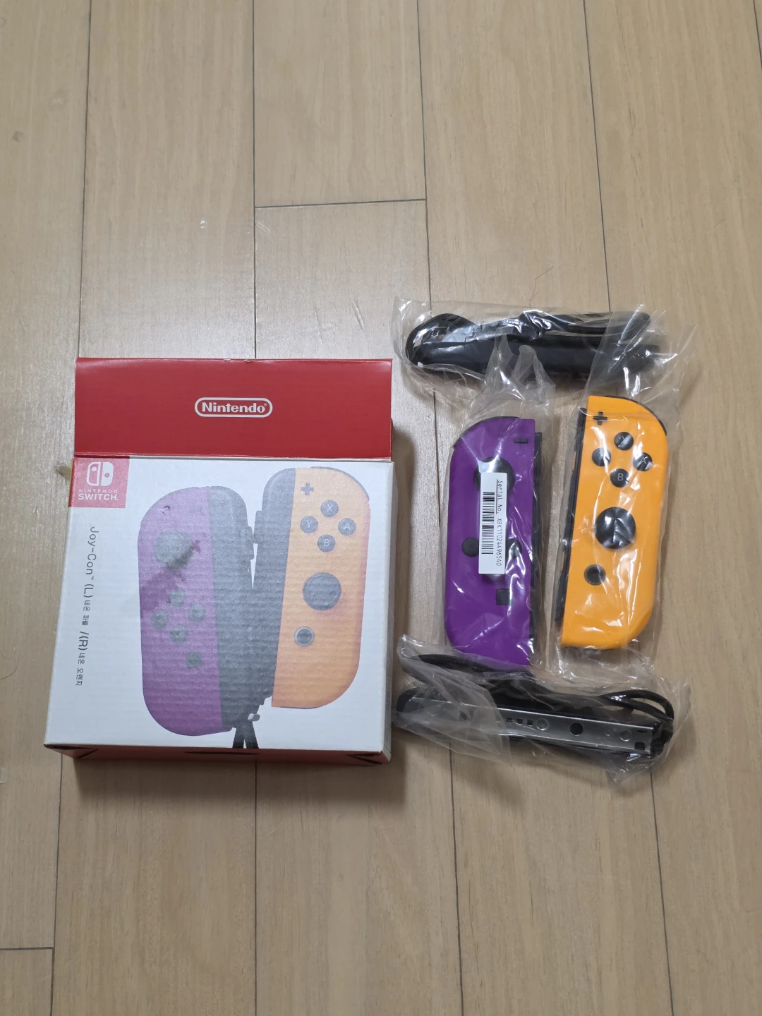 닌텐도 스위치1 조이콘 정품 퍼플/오렌지