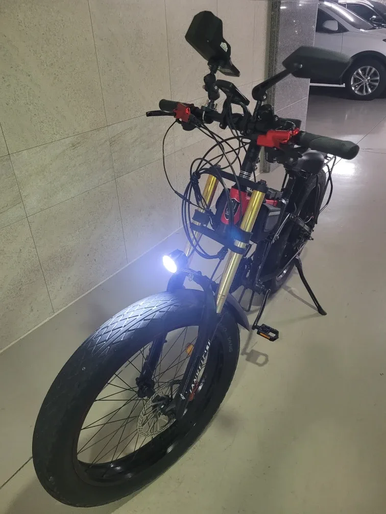 랑케레이시 XT750PLUS 팻바이크 전기 자전거 배터리2개