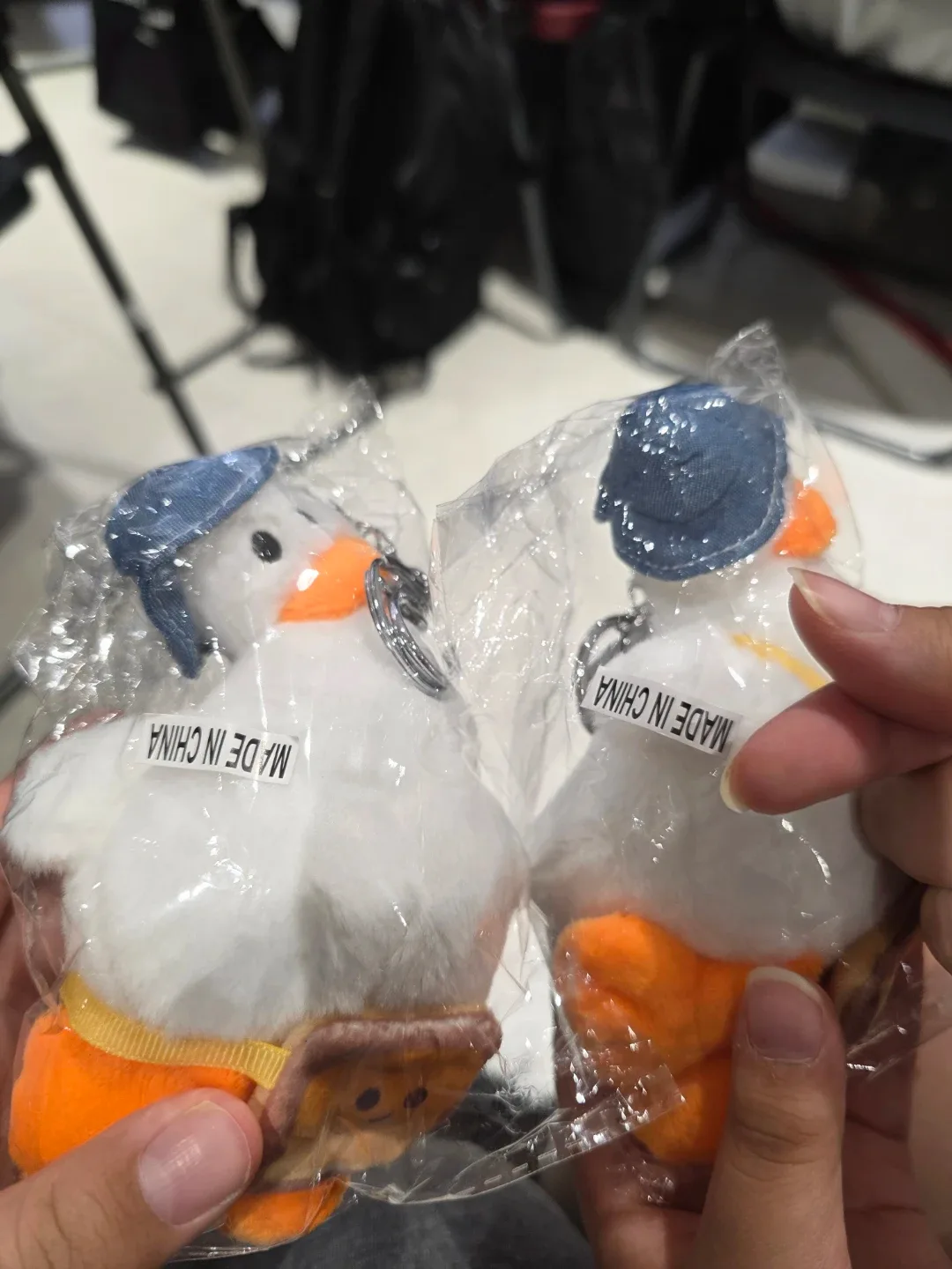 오리 인형 키링 새상품