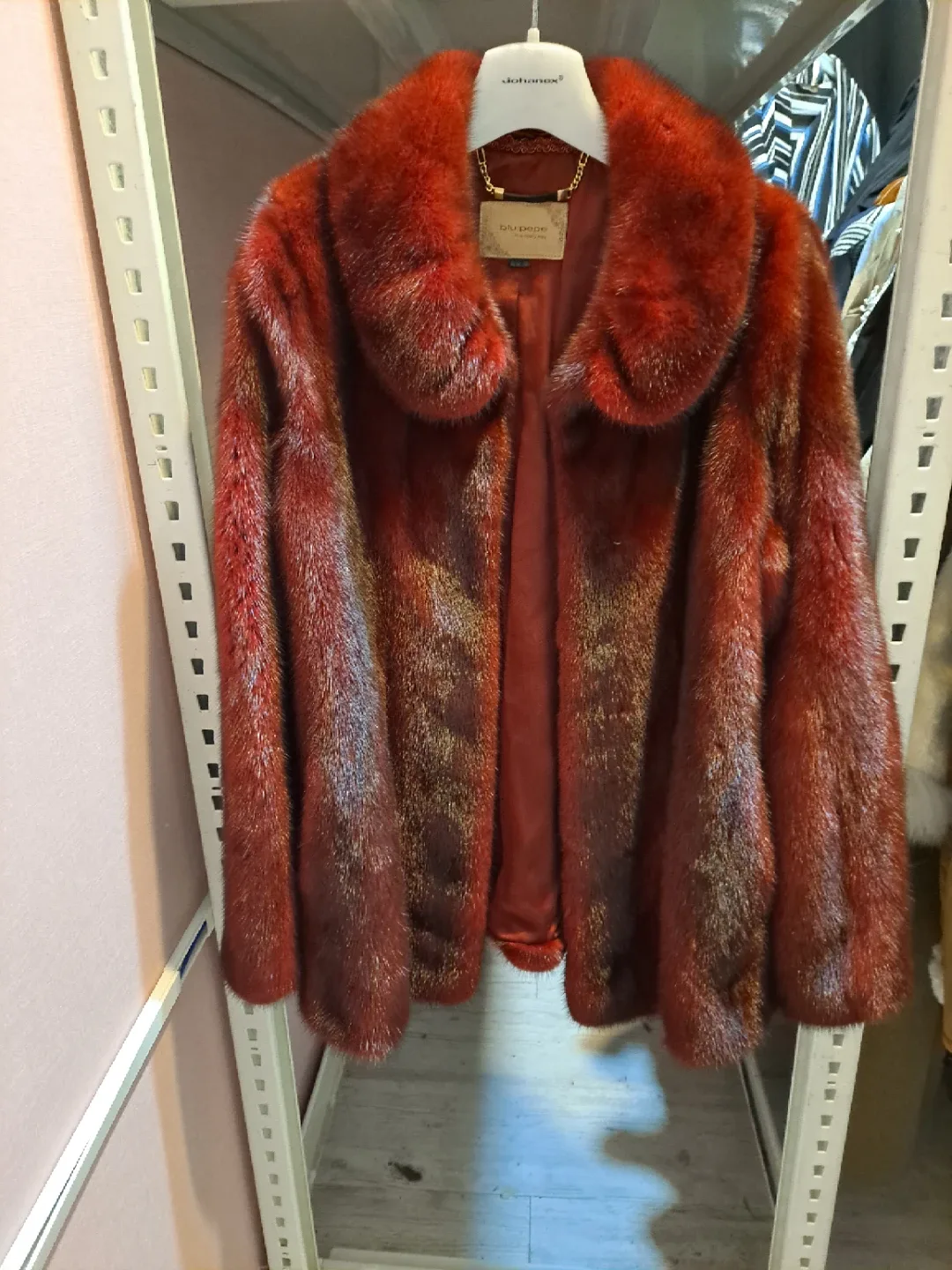 Blupepe 밍크 코트 85-94-160