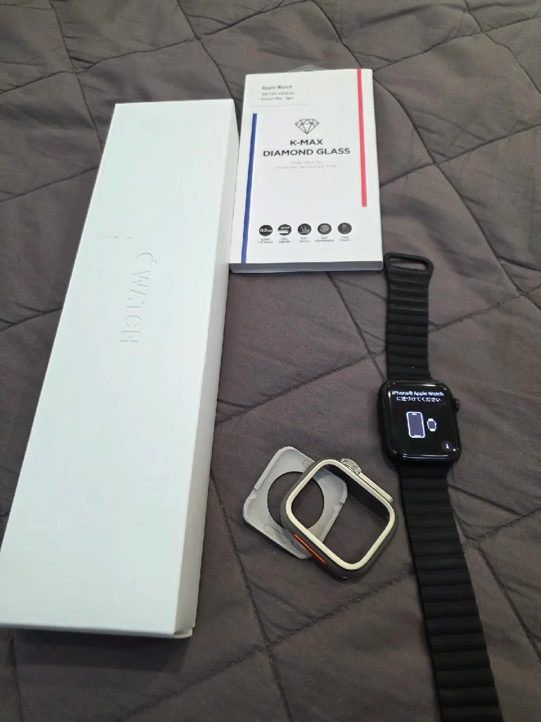 애플워치 시리즈8 45mm 미드나이트 GPS