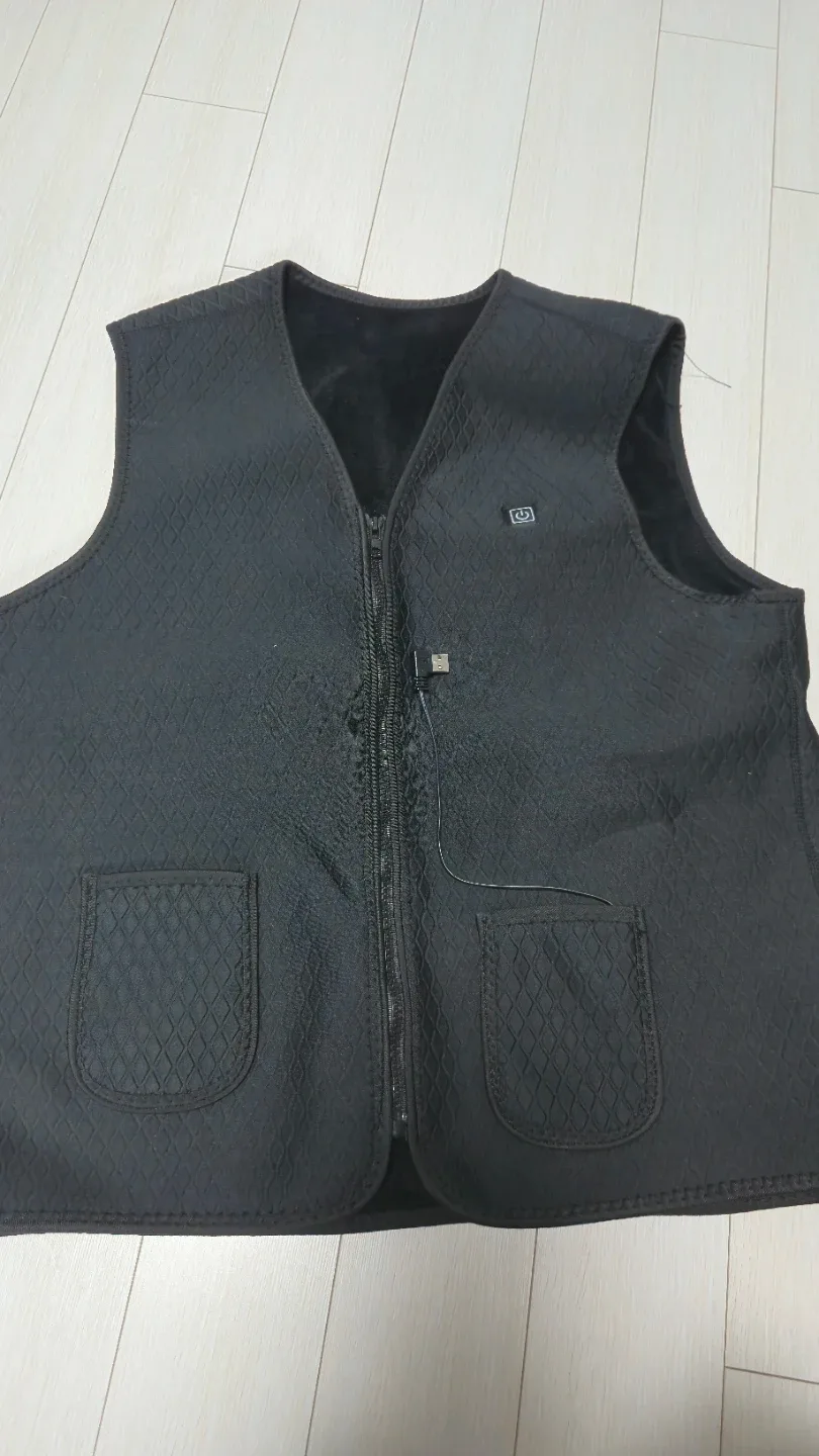 블랙 발열조끼 XXL
