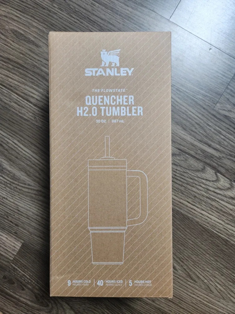 스탠리 퀜처 H2.0 텀블러 30oz 크림문 새상품