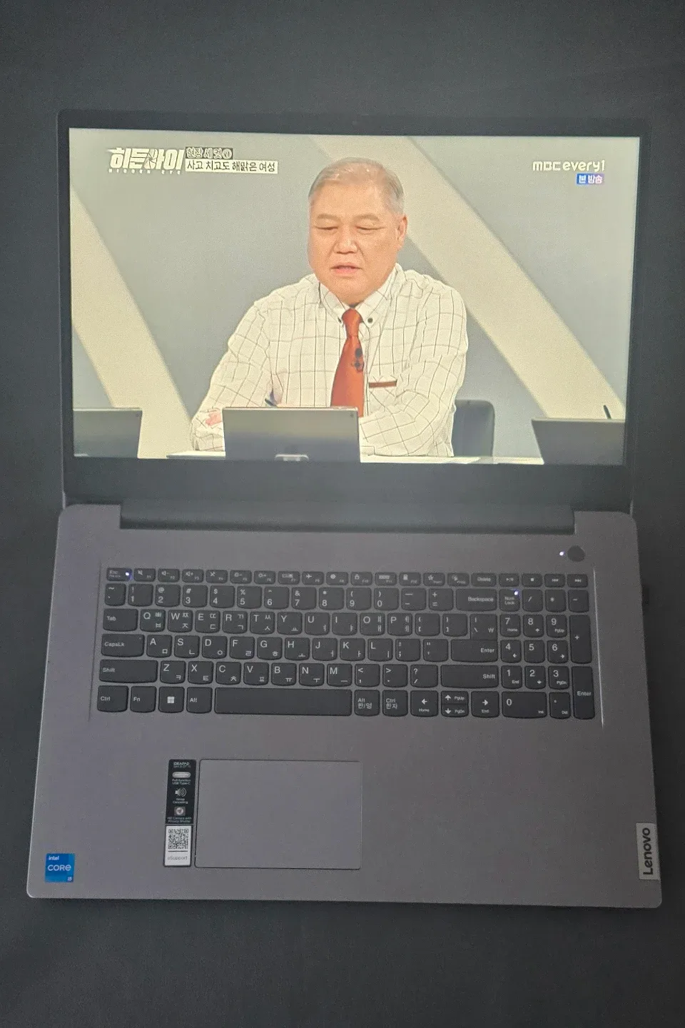 업그레이드한 intel 12세대- 17인치 레노버 노트북 팜