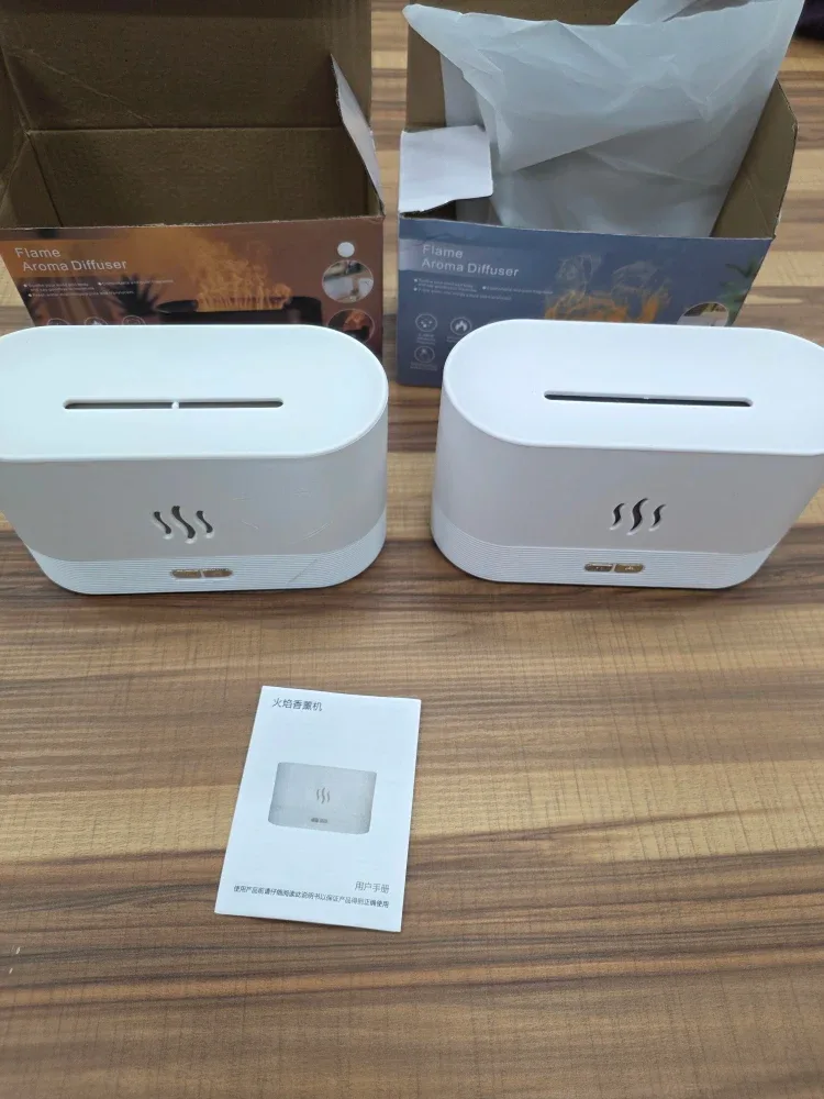 LED 불멍 아로마 디퓨저 가습기 미사용 일괄