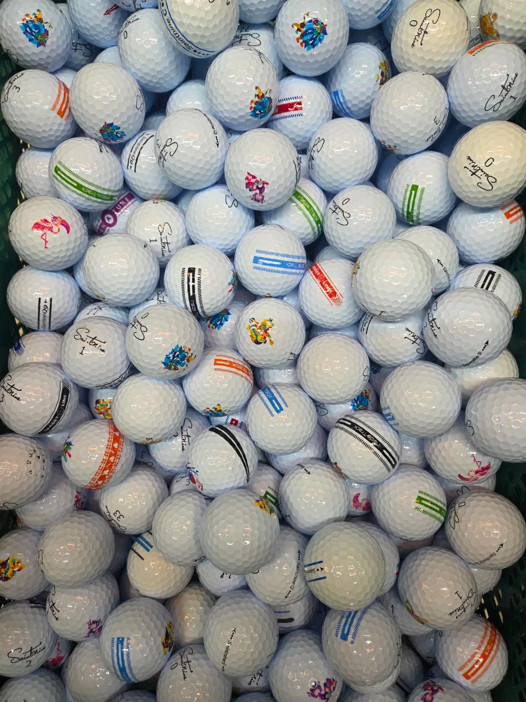 세인트나인 중고 골프공 200개. 상태 최상