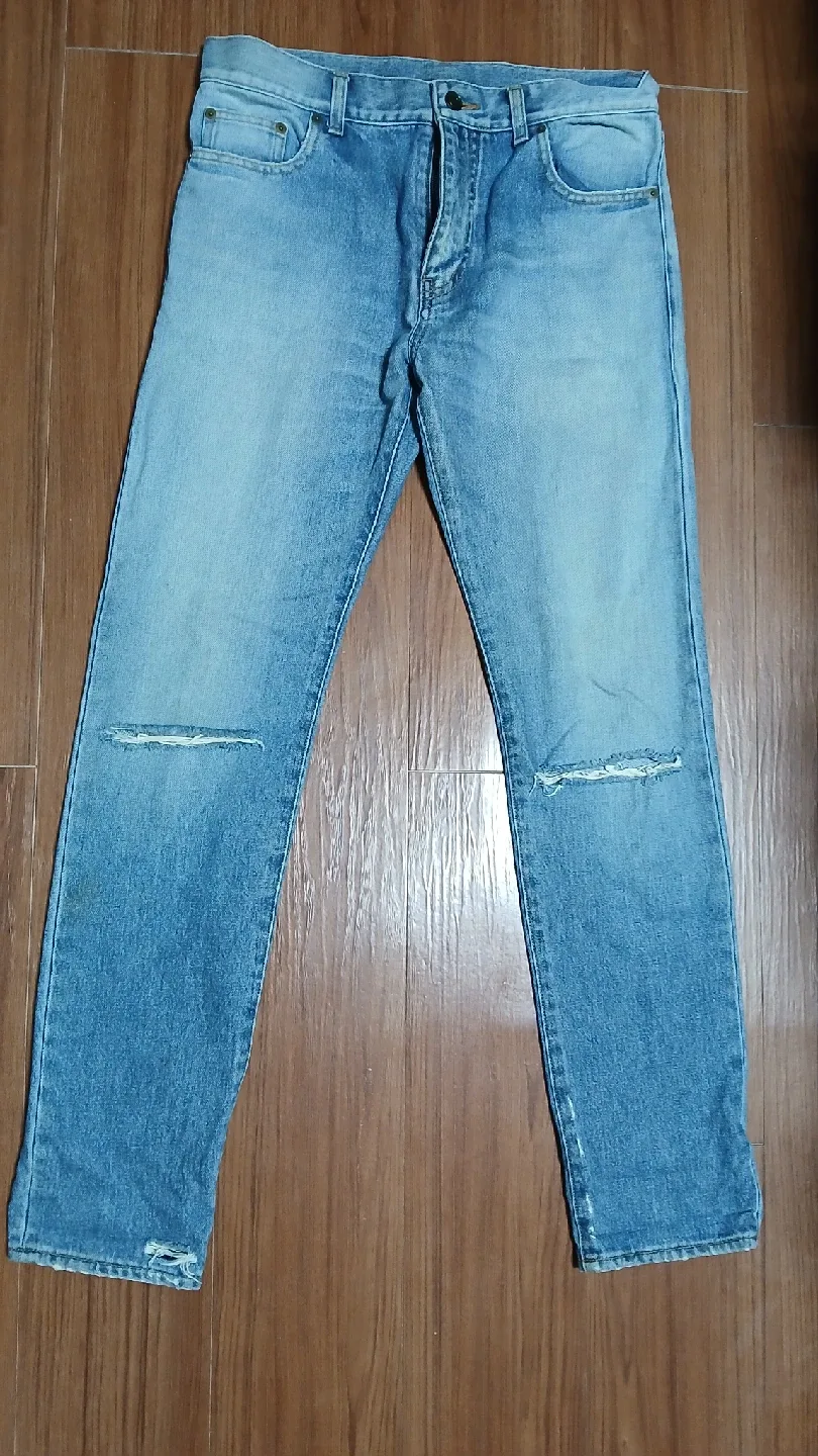 [중고]생로랑 데미지 청바지 28