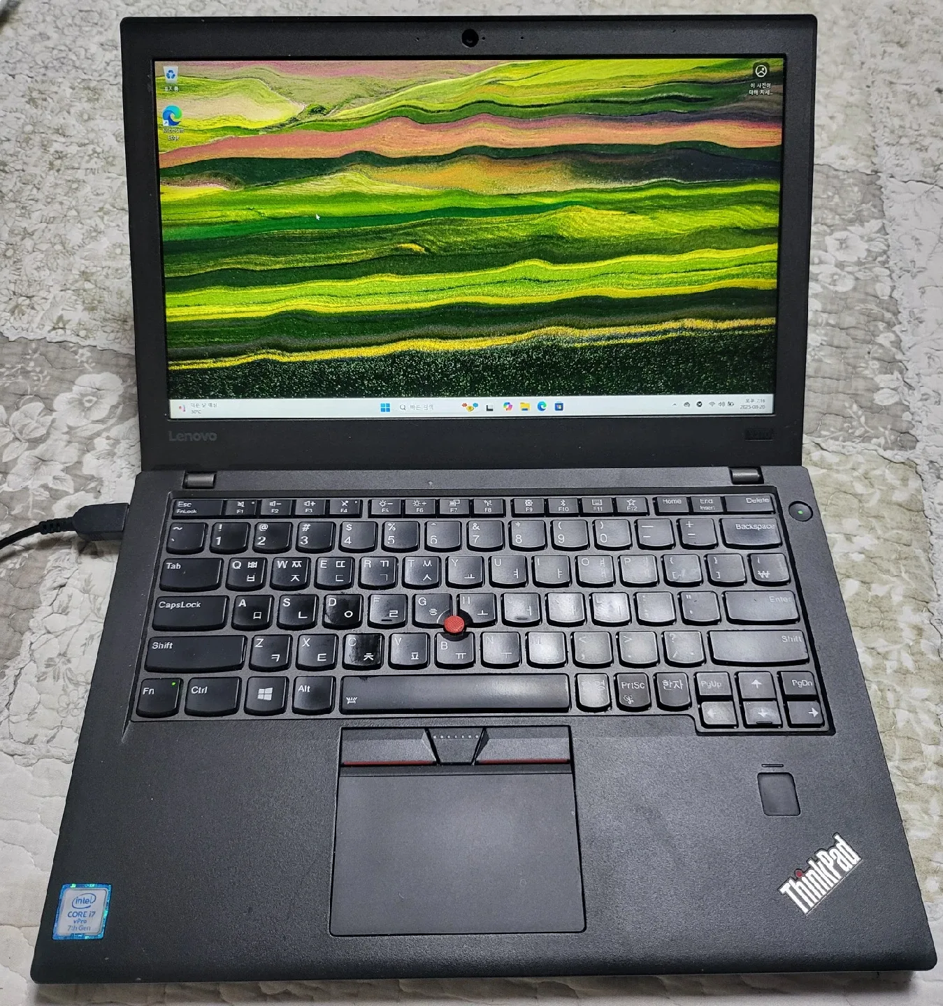 레노버 씽크패드 X270 터치스크린 노트북