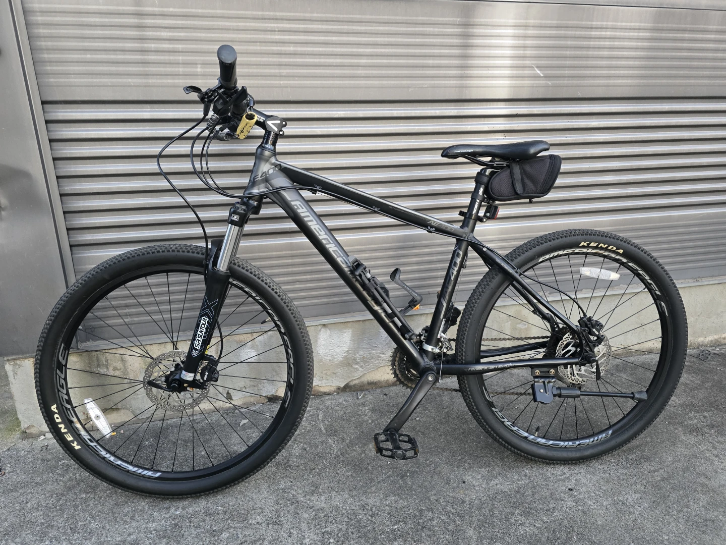 아메리칸 이글 MTB 자전거 블랙