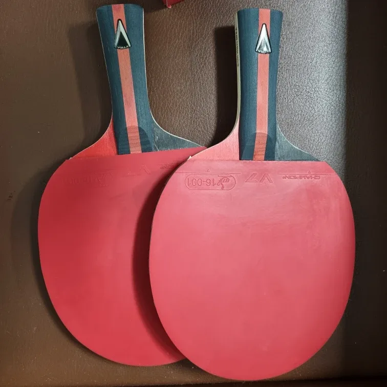 챔피온 V7 탁구 중고라켓4개
