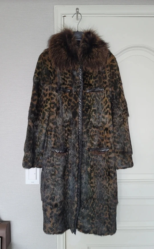 GIAMBATTISTA VALLI 레오파드 퍼코트