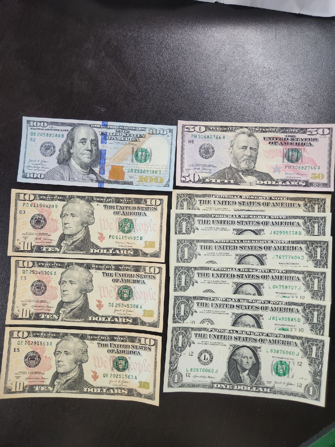 미국 달러 지폐