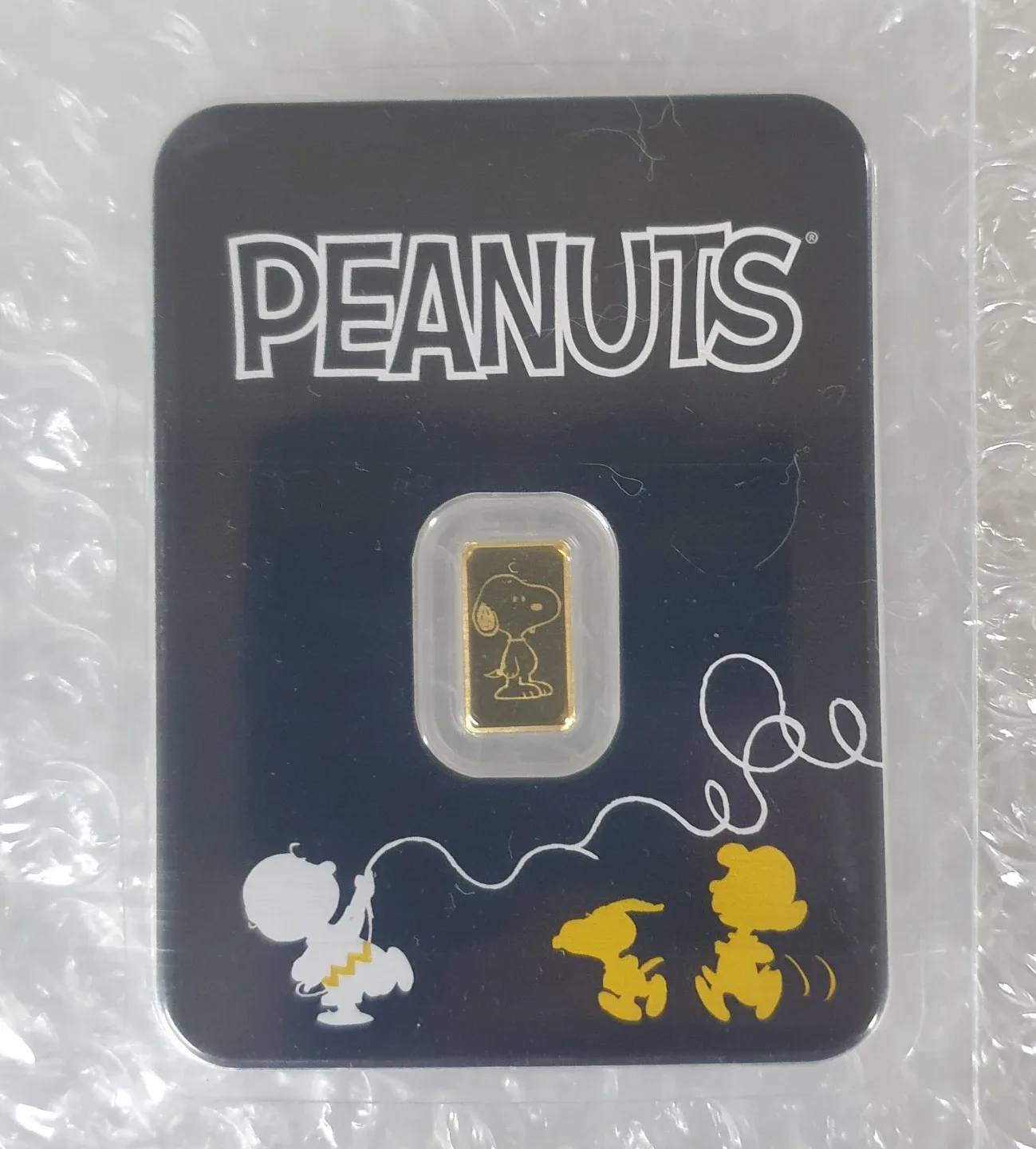 피너츠 75주년 0.5g 순금 골드바