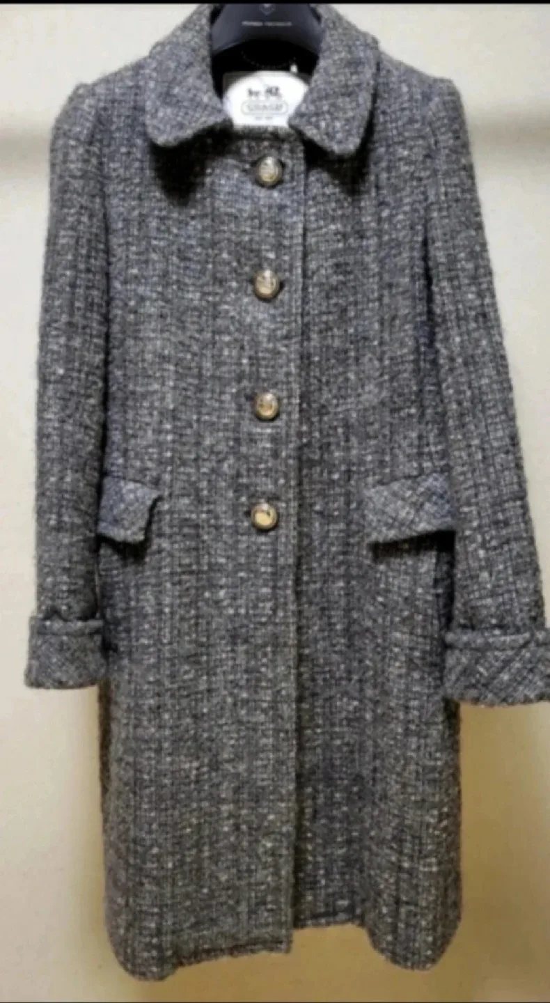 정품) 코치 코트 울 알파카 코트 (66) 미국 구매