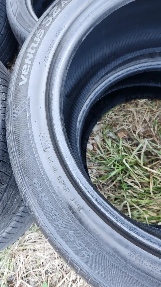 중고타이어 Ventus S2 AS 255/45ZR19 2개세트