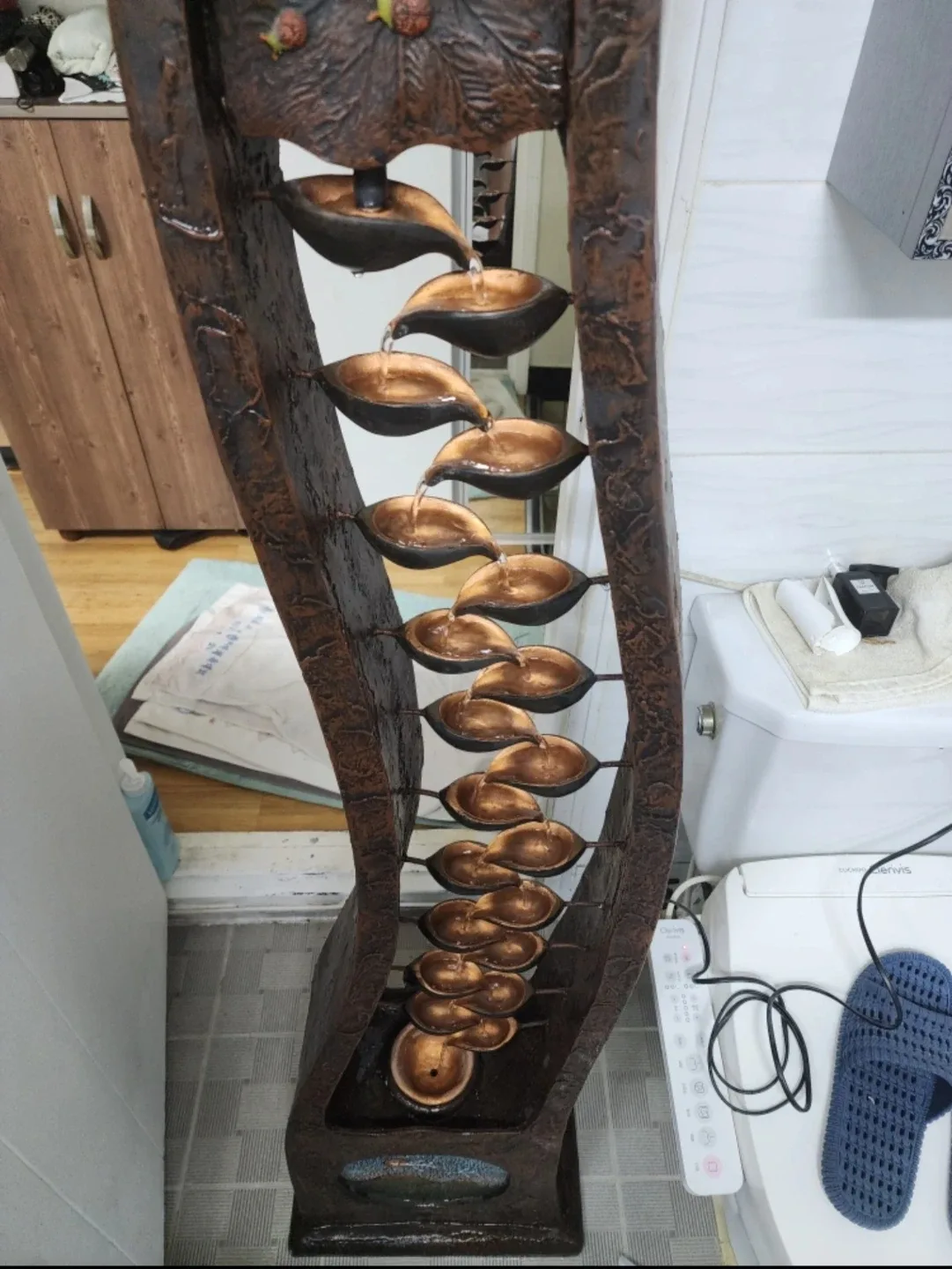대형 물분수 천연가습기