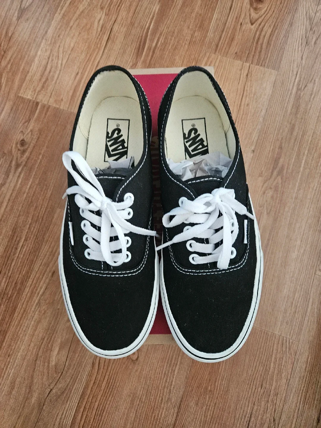 반스 어센틱 블랙 255mm