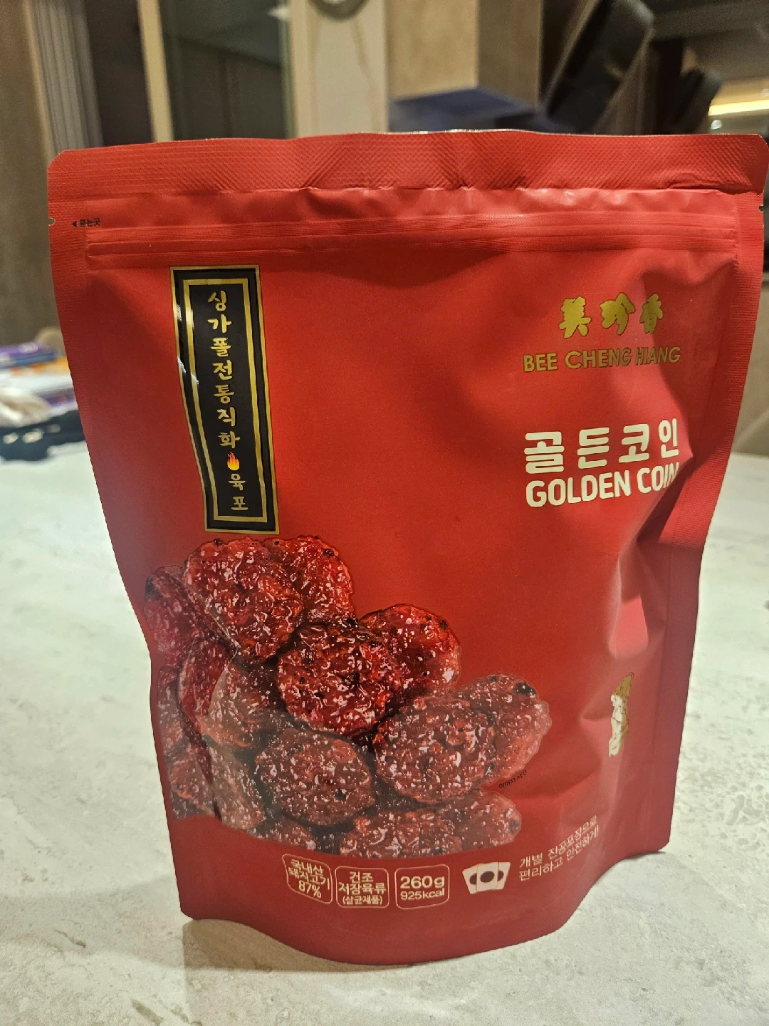 비첸향 골든코인 육포 260g | 가공식품 | 당근 중고거래