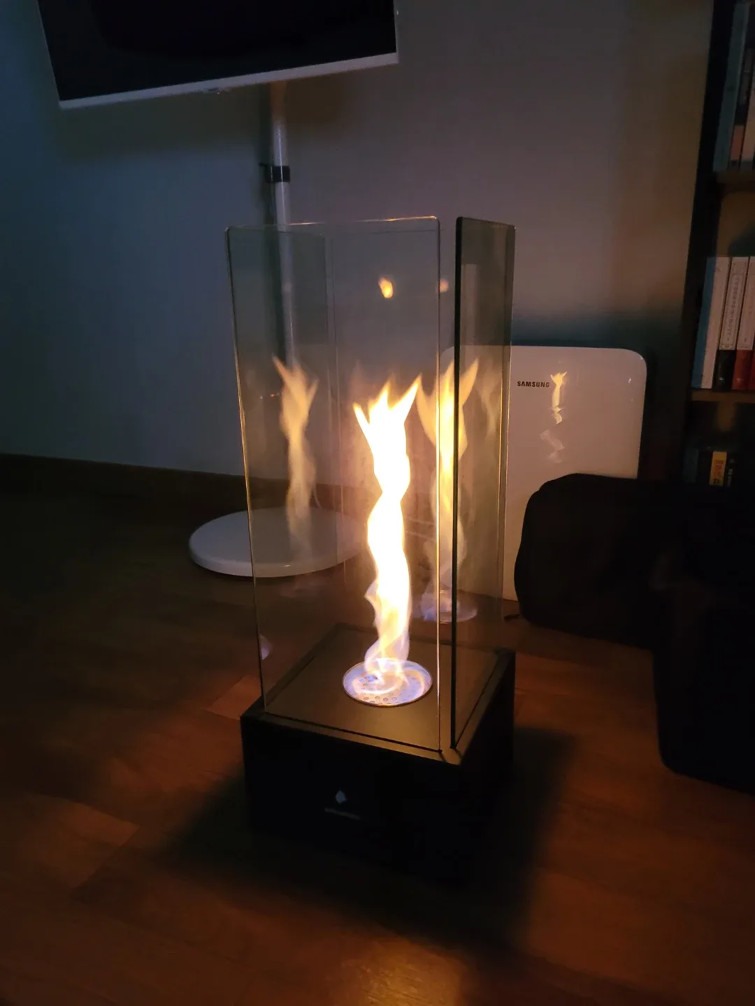 토네이도 불멍 난로