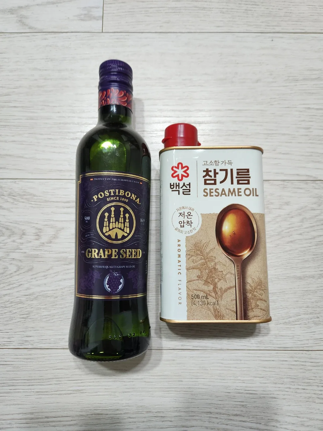 포스티보나 포도씨유 오일, 참기름