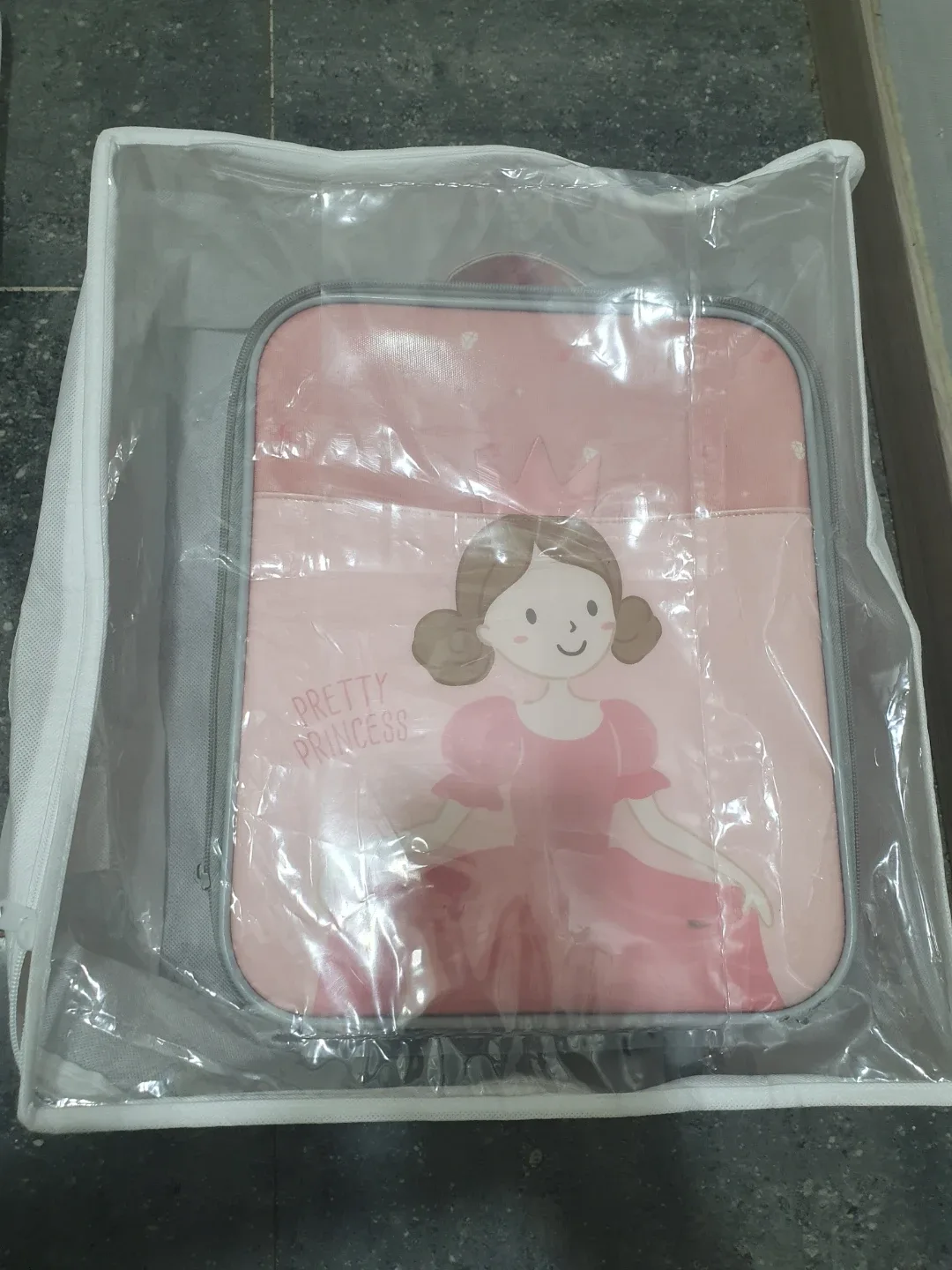 프린세스 핑크 유아용 캐리어 가방