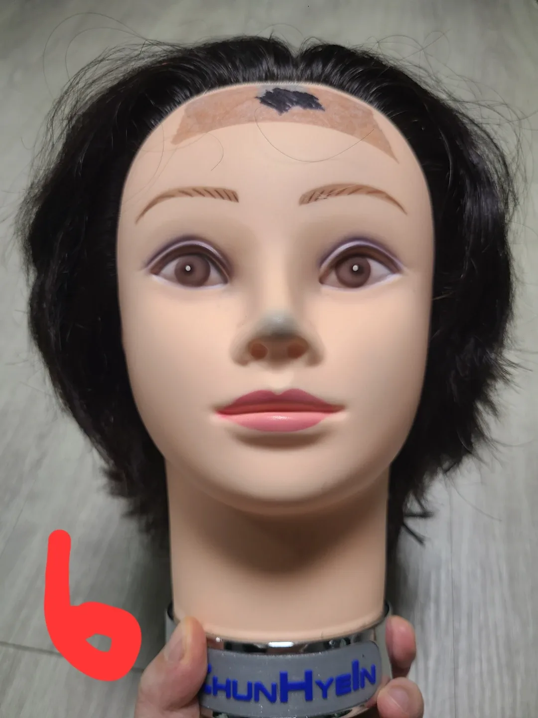 미용시험 천혜인 통가발 이사도라, 민두 등