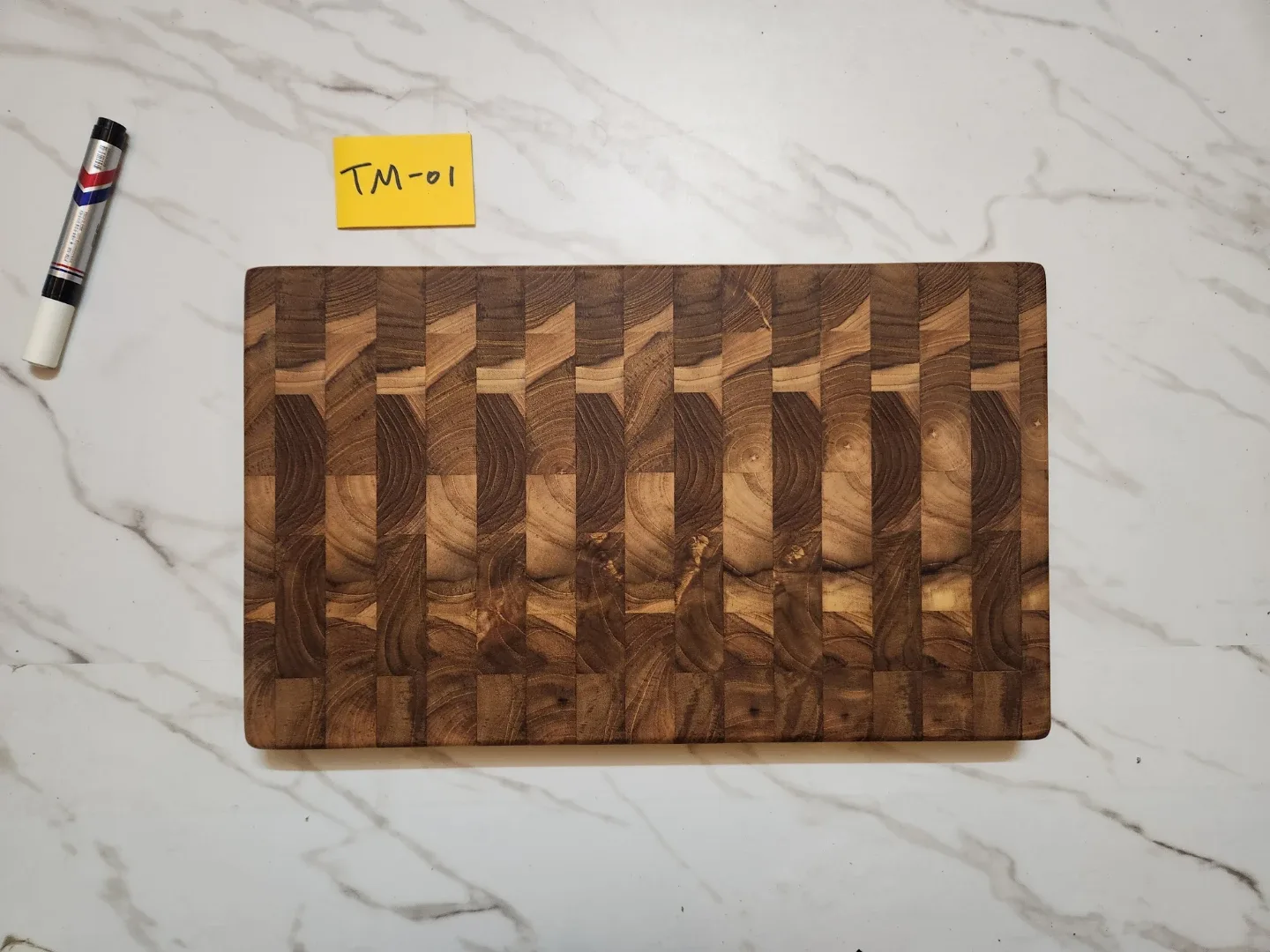 티크 엔드그레인 도마 42cm B급