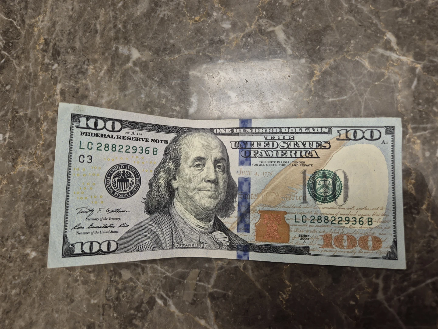 100달러 지폐