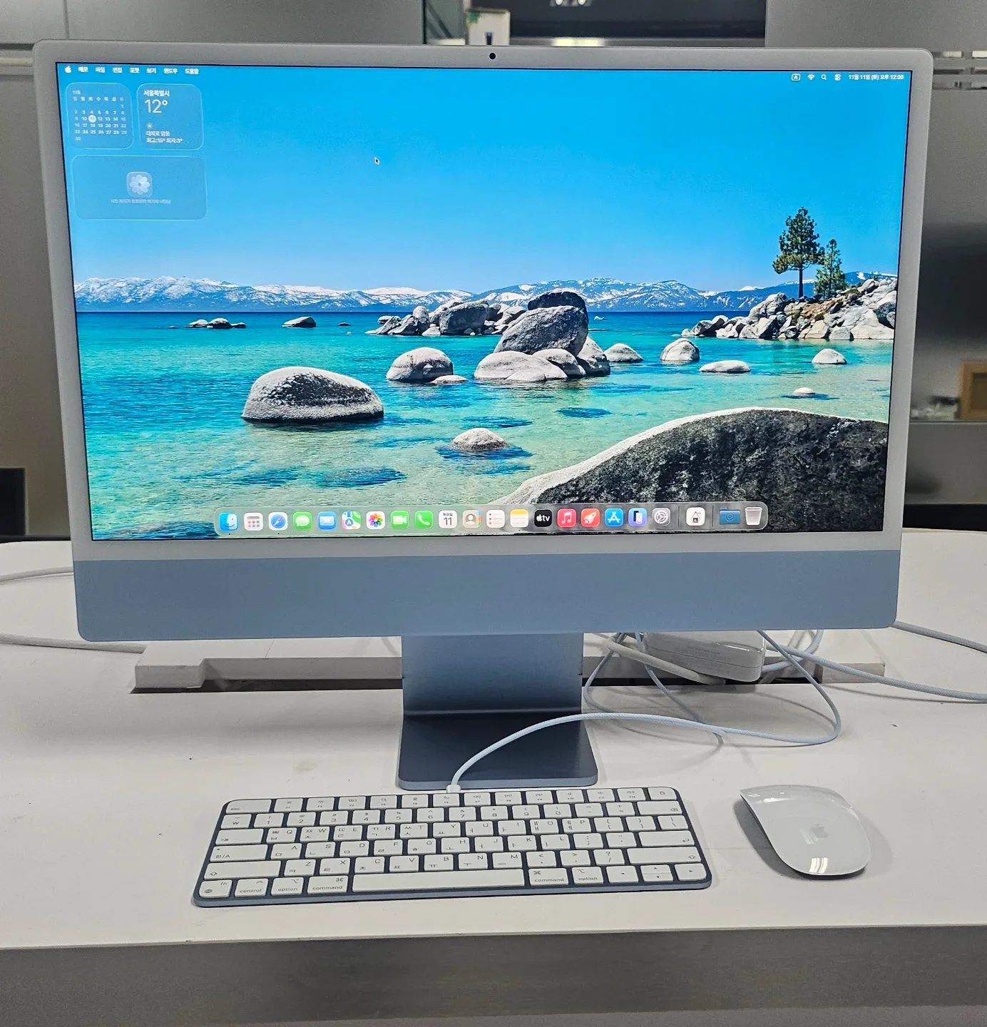 [급처/중고]2023년 아이맥24인치 M3 8GB 256GB 풀박스 새상품급