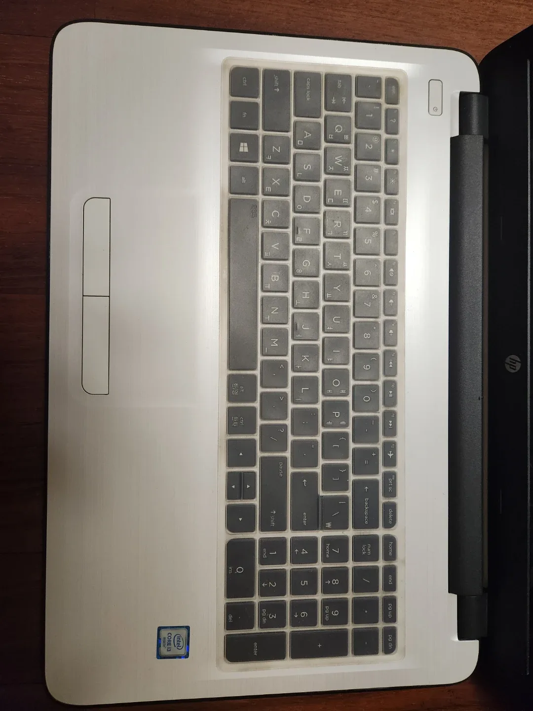 HP 노트북 i3 화이트