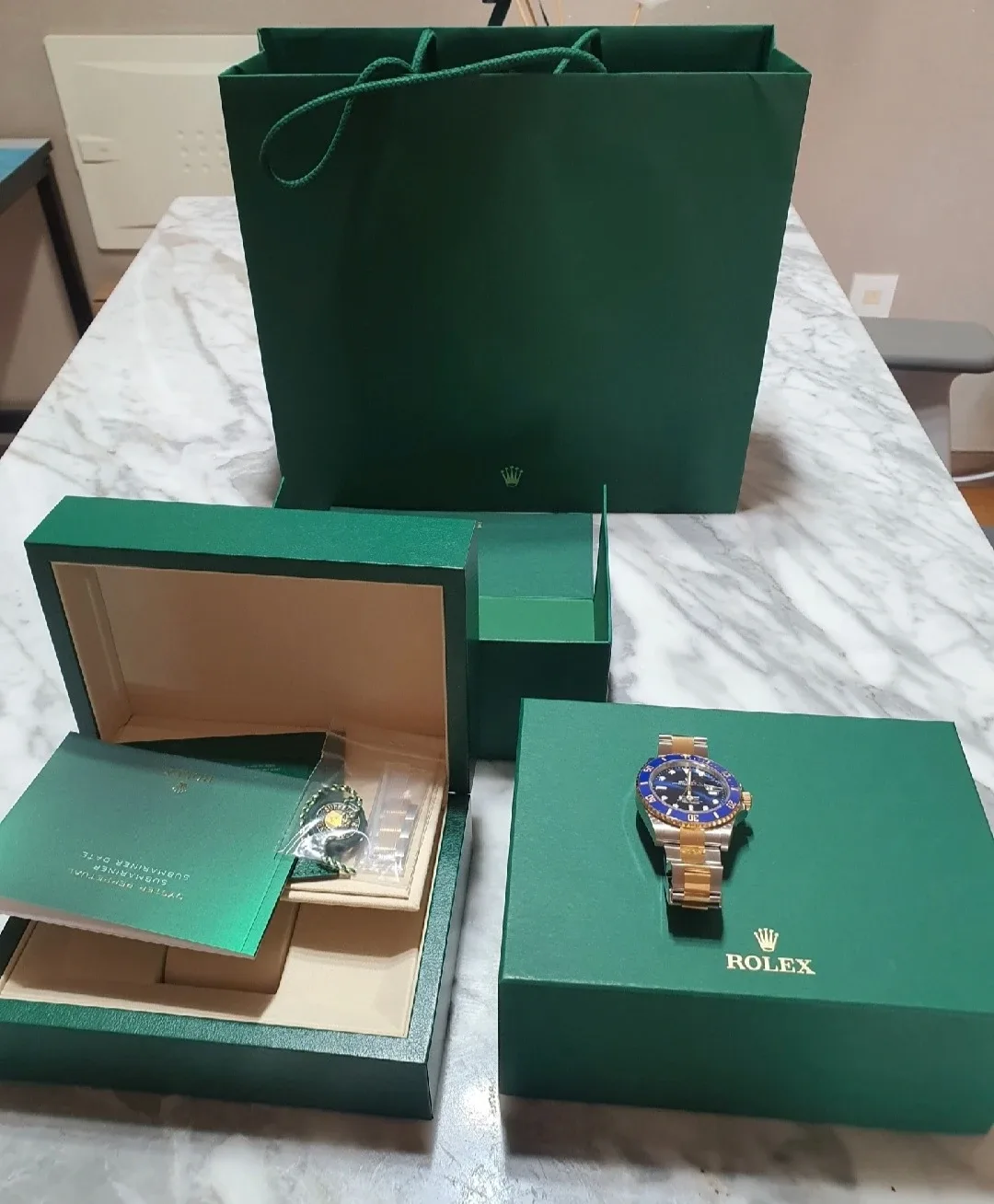 롤렉스 서브마리너 청콤 41mm 풀박스
